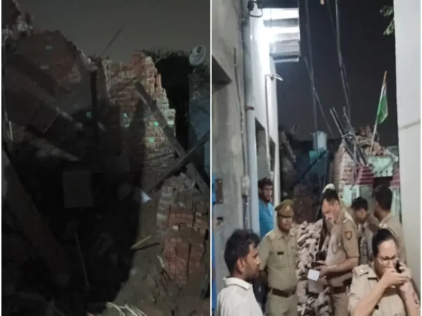 Greater Noida Wall Collapsed : ग्रेटर नोएडा में निर्माणाधीन मकान की दीवार गिरने से तीन बच्चों की मौत