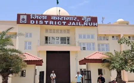 नूहं जेल में बंद दो कैदियों ने आत्महत्या की