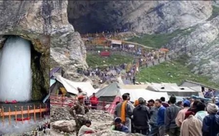 Amarnath Yatra 2024: अमरनाथ गुफा मंदिर के दर्शन करने के लिए 6,900 तीर्थयात्रियों का एक और जत्था रवाना