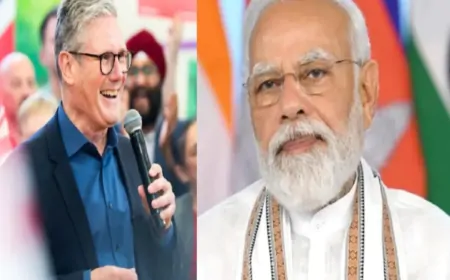 PM मोदी ने ब्रिटेन के प्रधानमंत्री स्टॉर्मर से बात की, जल्द एफटीए के लिए काम करने पर जताई सहमति