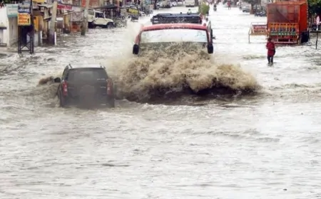 राजस्थान में बारिश ने बरपाया कहर, 91 मिलीमीटर दर्ज की गई बारिश