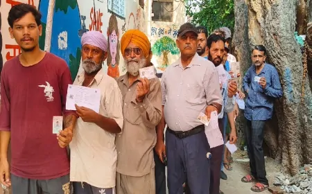 जालंधर वेस्ट में उपचुनाव के लिए मतदान जारी, बनाए गए 181 मतदान केंद्र 