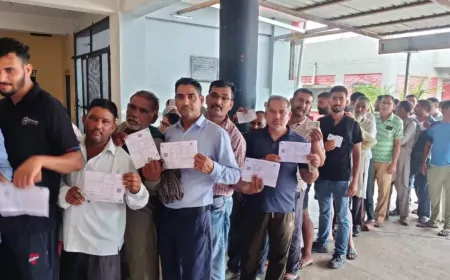 हिमाचल में तीन विधानसभा सीटों पर उपचुनाव के लिए मतदान जारी