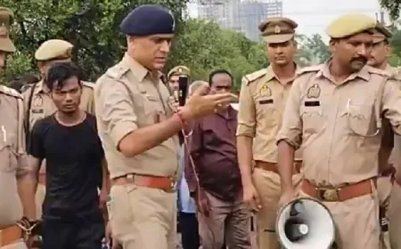 नोएडा पुलिस ने बाढ़ प्रभावित इलाकों में लोगों को एलर्ट किया