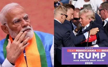 प्रधानमंत्री मोदी ने ट्रंप पर हमले की कड़ी निंदा की