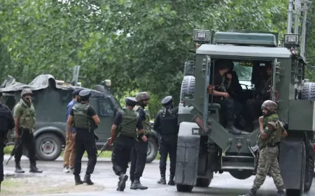 जम्मू-कश्मीर के डोडा में आतंकवादियों के साथ मुठभेड़ में एक अधिकारी समेत चार जवान हुए शहीद