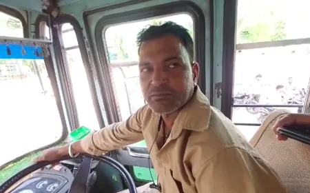 Punjab: सवारियों से भरी बस में सो गया ड्राइवर, यात्री परेशान