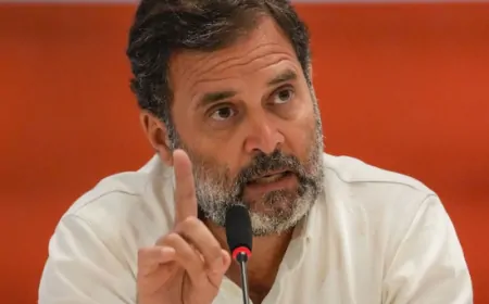 किसानों के प्रतिनिधिमंडल को संसद परिसर में मुझसे मिलने नहीं दिया गया: राहुल गांधी