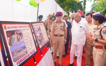 गवर्नर बनवारी लाल पुरोहित फिरोजपुर पहुंचे, डिफेंस कमेटियों से की मुलाकात, नशे को खत्म करने को लेकर की चर्चा