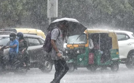 Delhi-NCR Rain: दिल्ली-NCR में मानसून की झमाझम बारिश, IMD ने जारी किया अलर्ट