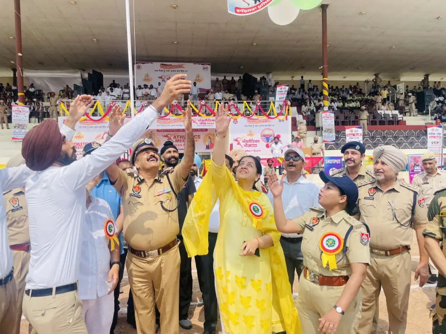 फाजिल्का पुलिस ने एथलेटिक मीट का किया आयोजन, 650 से अधिक खिलाड़ियों ने लिया हिस्सा 