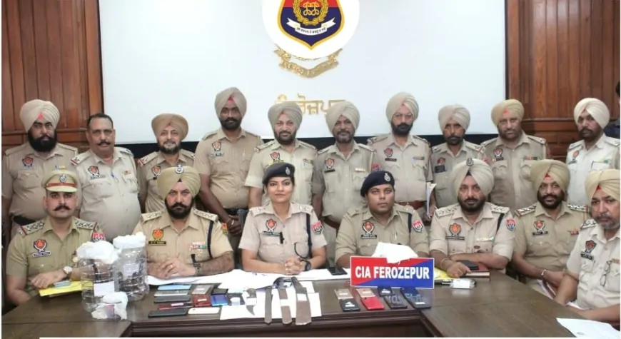 फिरोजपुर पुलिस ने कापा गैंग समेत 5 गिरोहों का किया पर्दाफाश, 18 लूटपाट की वारदातें सुलझाईं