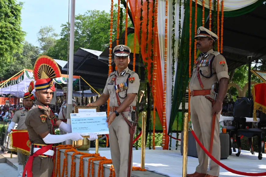 DGP शत्रुजीत कपूर ने मधुबन में आयोजित दीक्षांत परेड में मुख्य अतिथि के तौर पर की शिरकत, परेड की सलामी ली