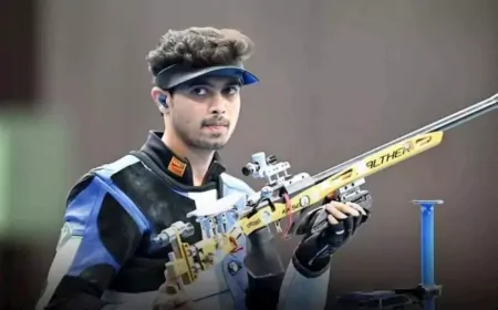 किसान के बेटे स्वप्निल कुसाले ने रचा इतिहास, पेरिस ओलिंपिक में जीता ब्रॉन्ज मेडल