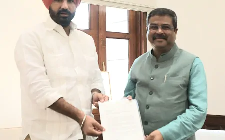 राजा वड़िंग ने लुधियाना में शिक्षा मंत्री से IIT की स्थापना पर की चर्चा