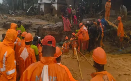 वायनाड लैंडस्लाइड के चौथे दिन भी रेस्क्यू ऑपरेशन जारी, अब तक 308 लोगों की मौत 