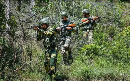 जम्मू-कश्मीर में LOC पर सेना ने संदिग्ध घुसपैठियों पर गोलीबारी की, तलाश अभियान जारी
