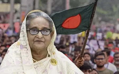 बांग्लादेश की PM शेख हसीना ने छोड़ा देश, दिया इस्तीफा, जानें पुरा मामला