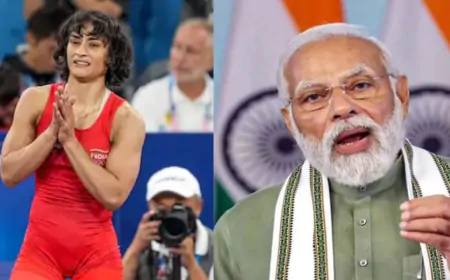 Paris Olympic: गोल्ड की रेस से बाहर हुईं विनेश फोगाट, PM मोदी बोले- 'आप देश का गौरव हैं' 