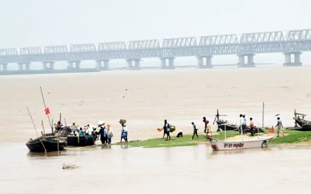 गंगा नदी उफान पर, मंडरा रहा बाढ़ का खतरा