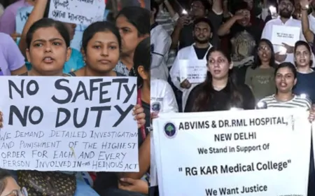 ट्रेनी डॉक्टर की हत्या, दिल्ली में रेजिडेंट डॉक्टरों की हड़ताल 