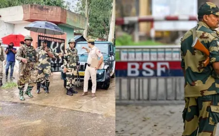 अंतरराष्ट्रीय सीमा से भारतीय क्षेत्र में घुसपैठ के प्रयास में 11 बांग्लादेशी पकड़े गए