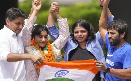 भारत आते ही विनेश फोगाट को मिली बड़ी जीत, कोर्ट ने हक में सुनाया फैसला