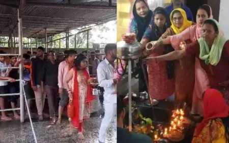 सावन का आज अंतिम सोमवार, मंदिरों में उमड़ी भक्तों की भीड़