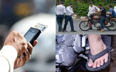 क्या चप्पल पहनकर बाइक चलाने पर भी हो सकता है चालान ? जानें क्या हैं ट्रैफिक नियम ?