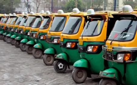 दिल्ली-NCR में हड़ताल पर 4 लाख ऑटो-टैक्सी, लोगों की बढ़ी परेशानी
