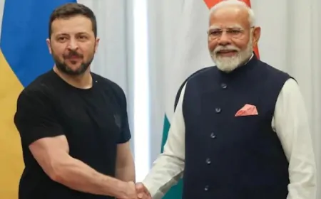 खत्म होगा रूस-यूक्रेन युद्ध? PM मोदी पहुंचे यूक्रेन राष्ट्रपति जेलेंस्की से की मुलाकात
