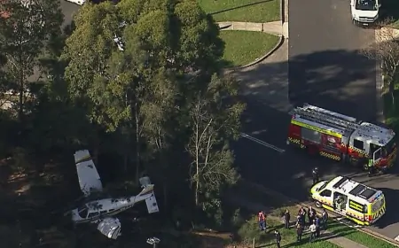 स्कूल के पास हुआ विमान क्रैश... स्टूडेंट्स में मची चीख पुकार