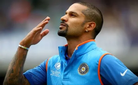 शिखर धवन ने इंटरनेशनल क्रिकेट से लिया संन्यास,  फैंस को दिया बड़ा झटका