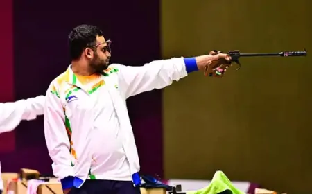 पैरालंपिक के लिए भारतीय निशानेबाजी दल पेरिस के लिए रवाना