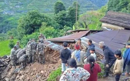 पूर्वी नेपाल में भूस्खलन से छह लोगों की मौत