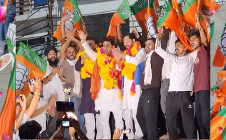 जम्मू कश्मीर विधानसभा चुनाव: जसरोटा से BJP उम्मीदवार राजीव जसरोटिया ने कठुआ में निकाली बाइक रैली 