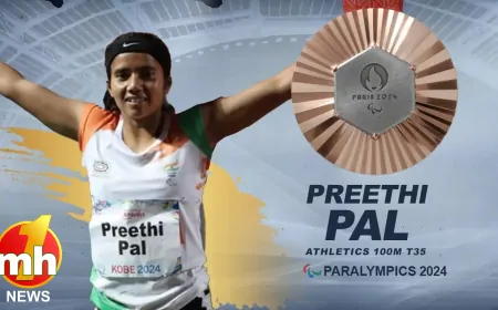 निशानेबाजी में डबल धमाके के बाद एथलेटिक्स इवेंट में भारत को प्रीति पाल ने दिलाया तीसरा मेडल