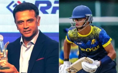 टीम इंडिया में मिली राहुल द्रविड़ के बेटे को जगह, ऑस्ट्रेलिया के खिलाफ मिला मौका