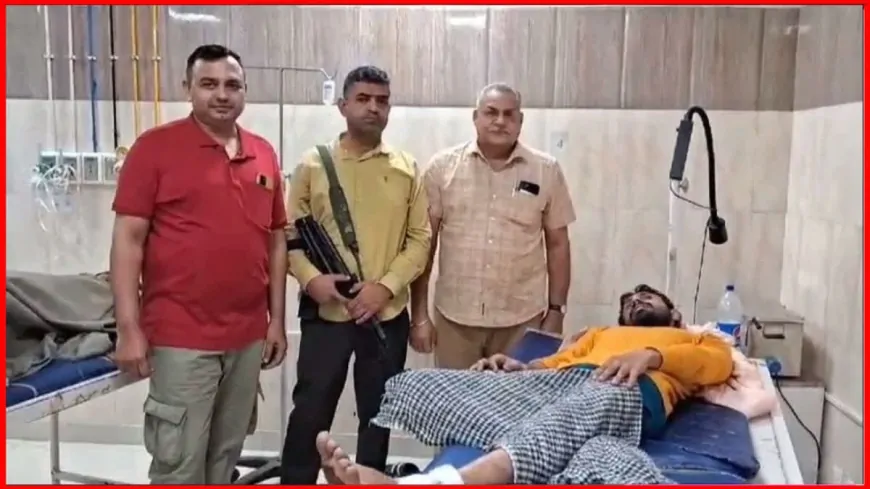 एसटीएफ और लॉरेंस गैंग के शूटर के बीच मुठभेड़, शूटर को लगी गोली, पुलिस ने किया गिरफ्तार