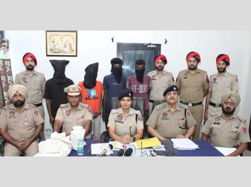 फिरोजपुर पुलिस ने बाइक चोरी करने वाले गिरोह का किया पर्दाफाश, 21 चोरी की बाइकों के साथ 4 लोगों को किया गिरफ्तार