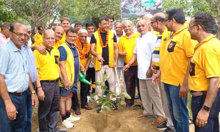 प्रधानमंत्री के एक पेड़ मां के नाम अभियान में HVPNL के अधिकारियों ने पौधारोपण कर दिया पर्यावरण संरक्षण का संदेश