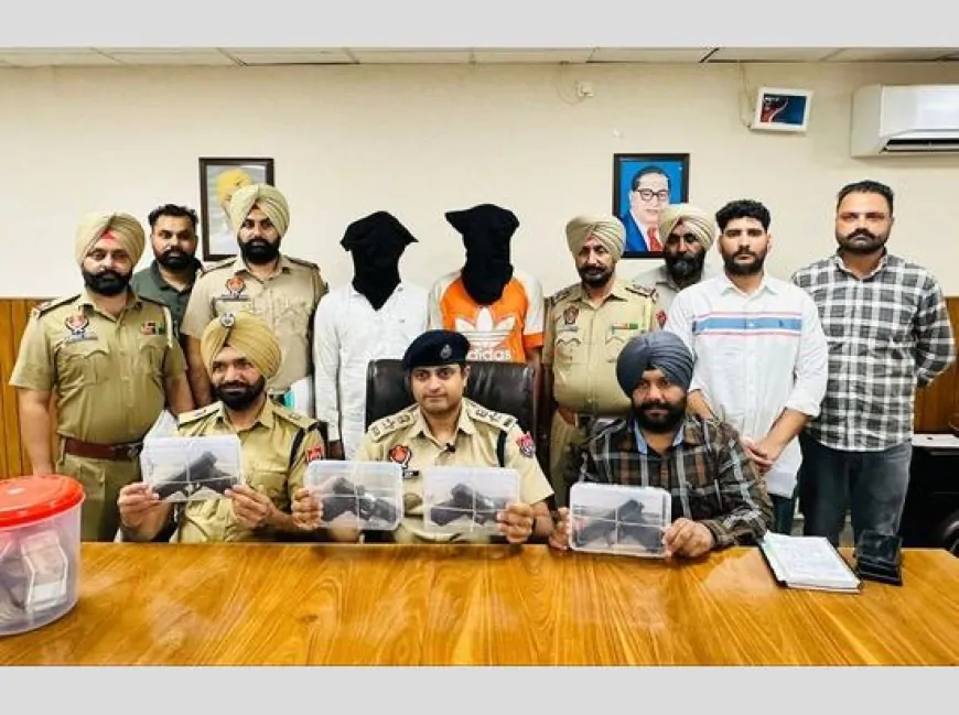 पंजाब पुलिस ने केंद्रीय एजेंसी के साथ मिलकर पाक समर्थित हथियार तस्करी मॉड्यूल का किया भंडाफोड़