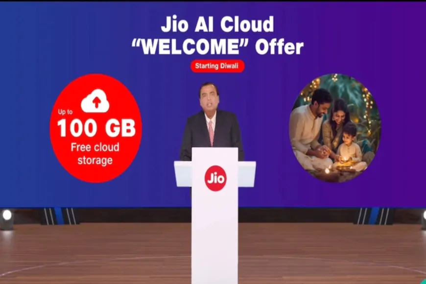 Jio यूजर्स को मुकेश अंबानी का तोहफा, मिलेगा 100 GB फ्री-क्लाउड स्टोरेज