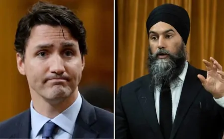 खतरे में जस्टिन ट्रूडो सरकार, इस नेता ने लिया समर्थन वापस, हो सकता है बड़ा उलटफेर!
