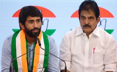 कांग्रेस ने बजरंग पूनिया को दी बड़ी जिम्मेदारी, संभालेंगे कांग्रेस के इस विंग की कमान 