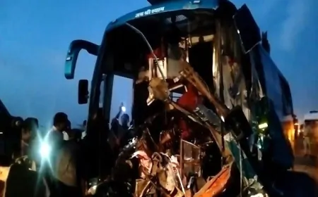 पंजाब में हुआ बड़ा बस हादसा, 1 की मौत, जाम हुआ ये National Highway