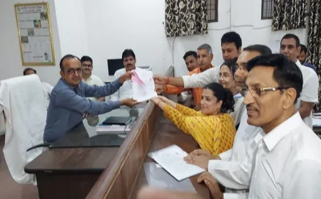 भाजपा प्रत्याशी श्रुति चौधरी ने किया नामांकन, बोलीं- क्षेत्र के विकास को लेकर वे निरंतर कार्य करेंगी