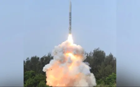 भारतीय 'सीक्रेट मिसाइल' का सफल परीक्षण, रक्षा मंत्री ने DRDO को दी बधाई