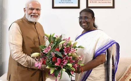 PM मोदी का आज 74वां जन्मदिन, राष्ट्रपति द्रौपदी मुर्मू ने दी बधाई 