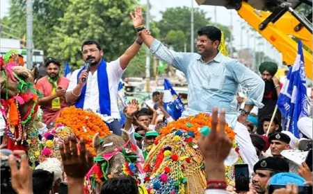 हरियाणा चुनाव के मैदान में एक साथ उतरेंगे दुष्यंत चौटाला और चंद्रशेखर आजाद